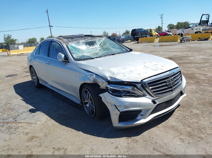 2015 Mercedes-benz S-klasse VIN WDDUG8CB7FA109833 IAAI salvage auction — FRONT END, Salvage Title, sold $4,150 on 2026-08-27 (photo 1)