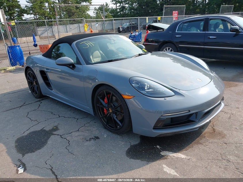2025 Porsche 718 boxster VIN WP0CB2A86SK226011 — IAAI salvage auction photo
