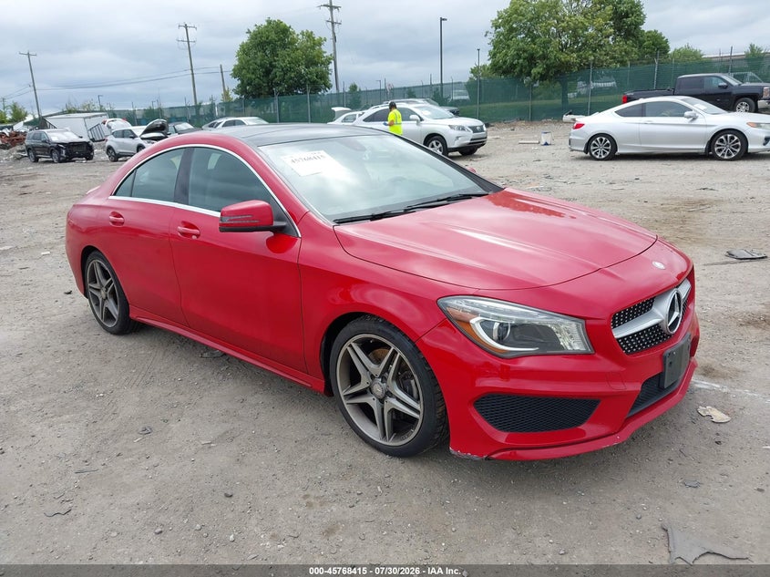 2014 Mercedes-benz Cla-class VIN WDDSJ4GB3EN148812 IAAI salvage auction — NORMAL WEAR, Clear (Maryland), sold $2,525 on 2026-07-31 (photo 1)