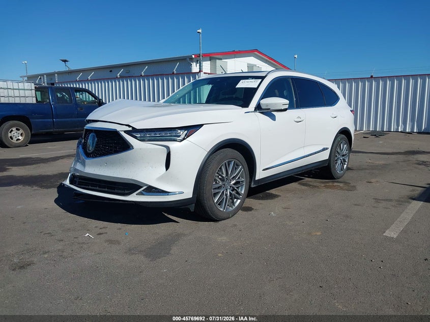2024 Acura Mdx VIN 5J8YE1H89RL019468 IAAI salvage auction — RIGHT FRONT, Rebuildable (Florida), sold $14,150 on 2026-08-25 (photo 2)