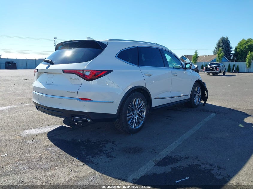 2024 Acura Mdx VIN 5J8YE1H89RL019468 IAAI salvage auction — RIGHT FRONT, Rebuildable (Florida), sold $14,150 on 2026-08-25 (photo 4)