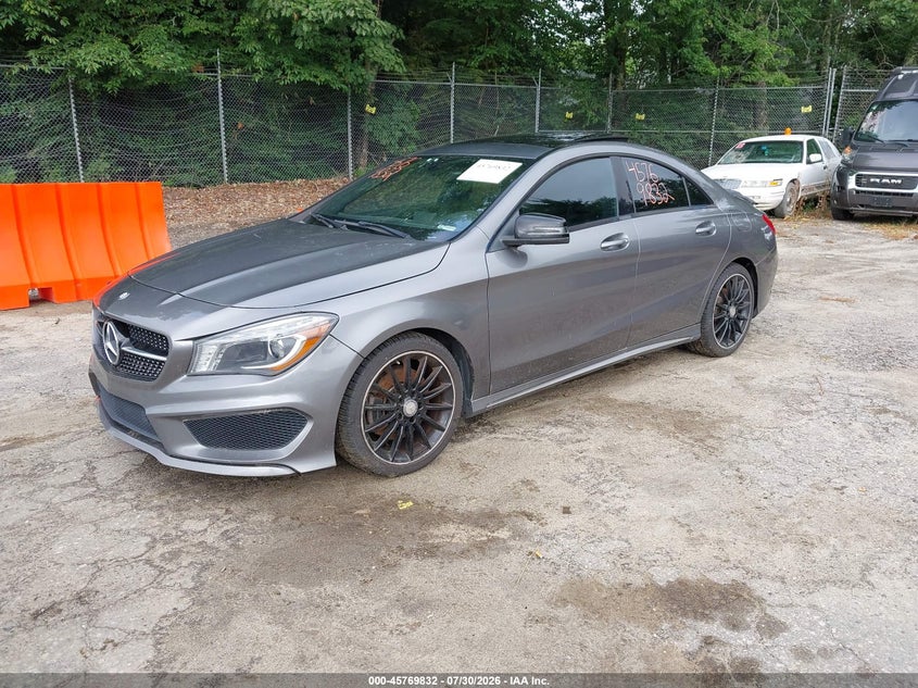 2014 Mercedes-benz Cla-klasse VIN WDDSJ4GB9EN081553 IAAI salvage auction — NORMAL WEAR, Salvage Title, sold $2,250 on 2026-08-10 (photo 2)