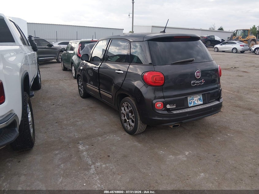 2014 Fiat 500l VIN ZFBCFACH1EZ019794 IAAI salvage auction — NORMAL WEAR, Salvage Title, sold $250 on 2026-08-05 (photo 3)
