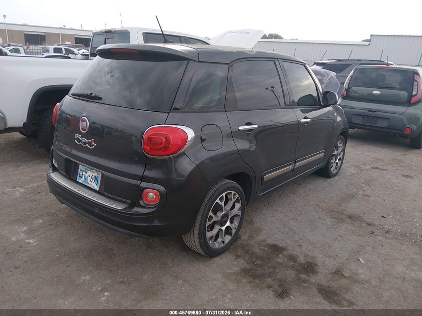 2014 Fiat 500l VIN ZFBCFACH1EZ019794 IAAI salvage auction — NORMAL WEAR, Salvage Title, sold $250 on 2026-08-05 (photo 4)