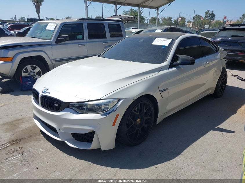 2016 BMW M4 VIN WBS3R9C59GK336848 IAAI salvage auction — REAR END, Salvage Title, sold $12,800 on 2026-08-20 (photo 2)