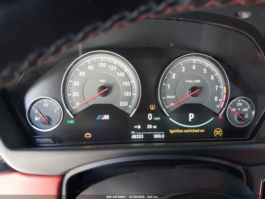 2016 BMW M4 VIN WBS3R9C59GK336848 IAAI salvage auction — REAR END, Salvage Title, sold $12,800 on 2026-08-20 (photo 7)