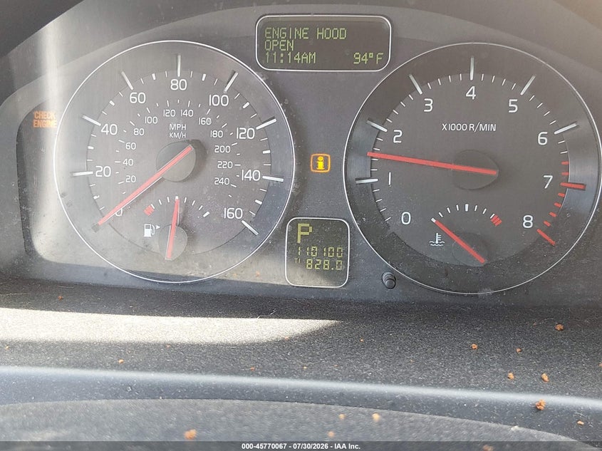 2012 Volvo C30 VIN YV1672MK5C2280465 IAAI salvage auction — NORMAL WEAR, Original (Texas), sold $425 on 2026-08-04 (photo 7)