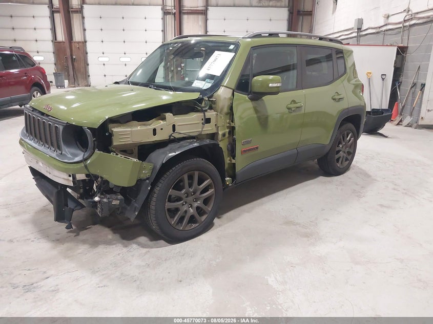 2016 Jeep Renegade VIN ZACCJBBT0GPD07587 IAAI salvage auction — LEFT FRONT, Mv-907A (New York), sold $1,550 on 2026-08-12 (photo 2)