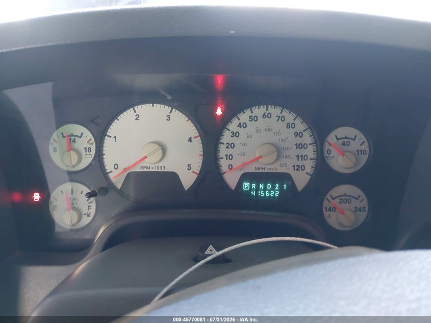 2006 Dodge Ram 2500 VIN 3D7KR28C66G190650 IAAI salvage auction — NORMAL WEAR, Clear - Dealer Only (California), sold $1,700 on 2026-08-09 (photo 7)