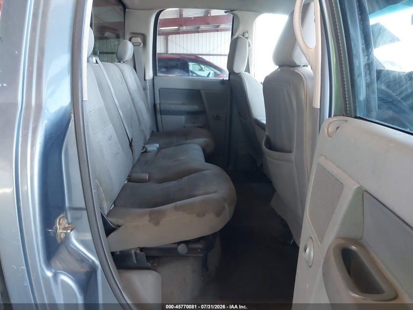 2006 Dodge Ram 2500 VIN 3D7KR28C66G190650 IAAI salvage auction — NORMAL WEAR, Clear - Dealer Only (California), sold $1,700 on 2026-08-09 (photo 8)