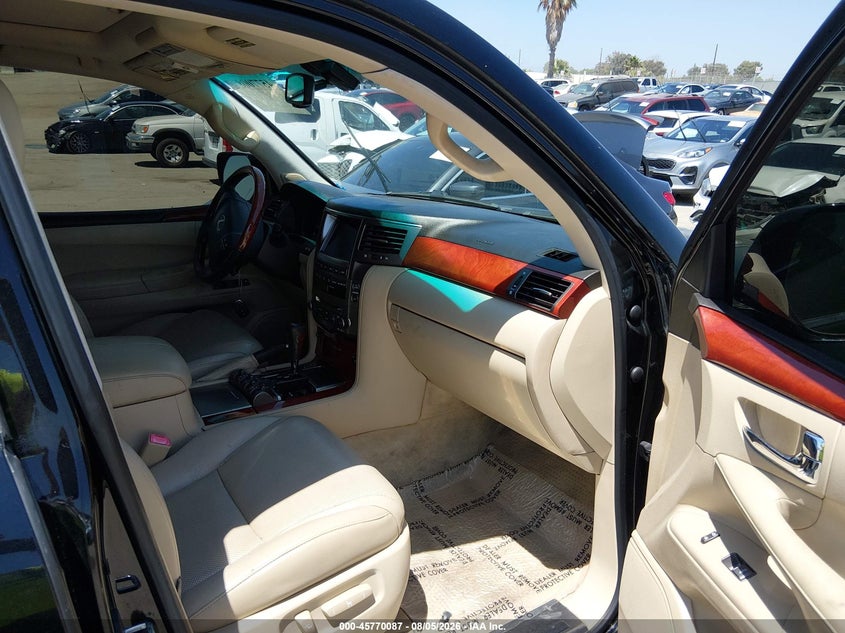 2009 Lexus Lx VIN JTJHY00W394022612 IAAI salvage auction — LEFT REAR, Salvage (California), sold $7,800 on 2026-09-09 (photo 5)