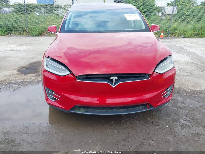 2018 Tesla Model x VIN 5YJXCBE23JF121877 IAAI salvage auction — FRONT END, Clear (Florida), sold $11,900 on 2026-08-19 (photo 6)