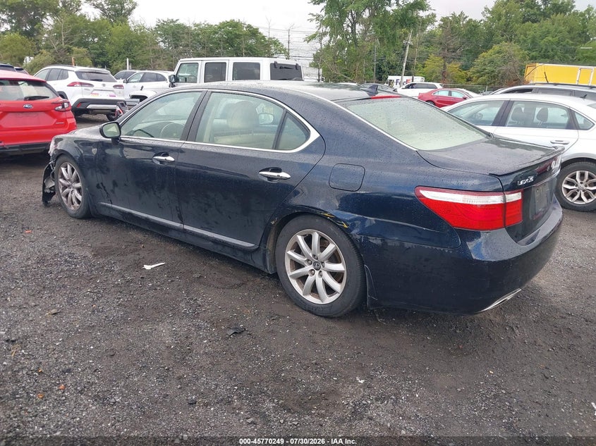 2007 Lexus Ls 460 VIN JTHGL46F675003876 IAAI salvage auction — NORMAL WEAR, Clear (Georgia), sold $875 on 2026-08-27 (photo 3)