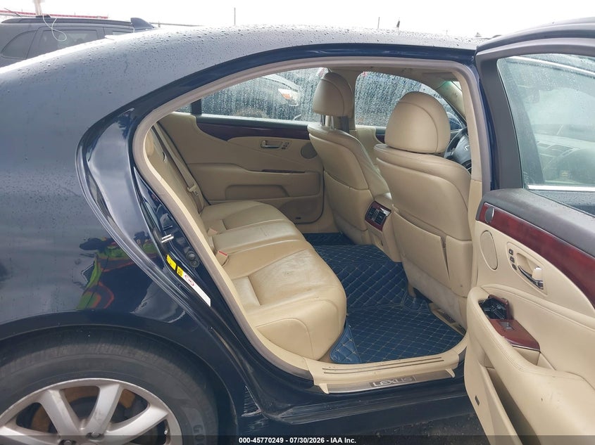 2007 Lexus Ls 460 VIN JTHGL46F675003876 IAAI salvage auction — NORMAL WEAR, Clear (Georgia), sold $875 on 2026-08-27 (photo 8)