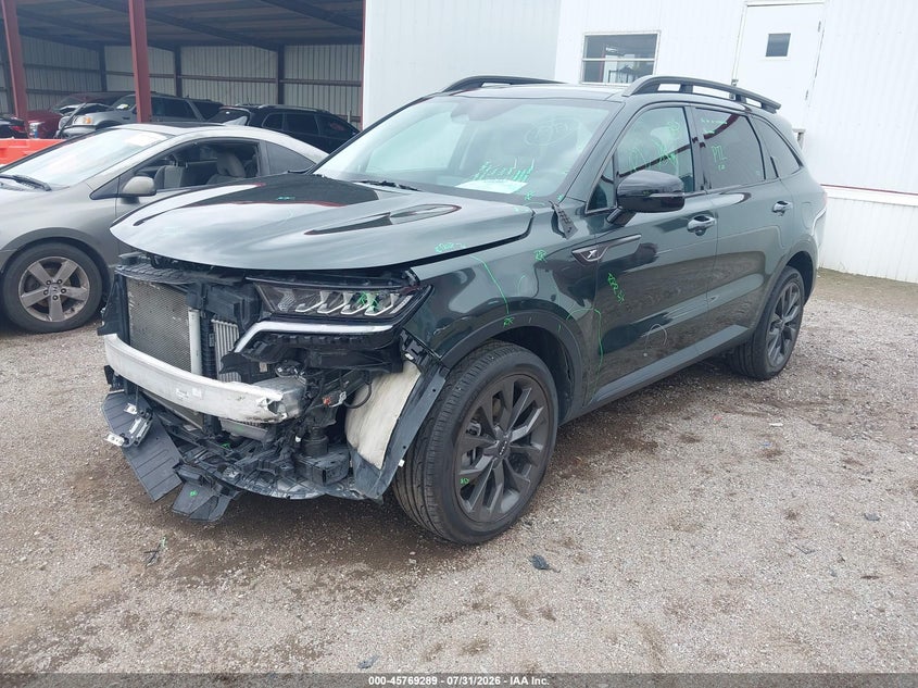 2023 Kia Sorento VIN 5XYRHDLF3PG209664 IAAI salvage auction — FRONT END, Certificate Of Title (Nebraska), sold $8,600 on 2026-08-29 (photo 2)