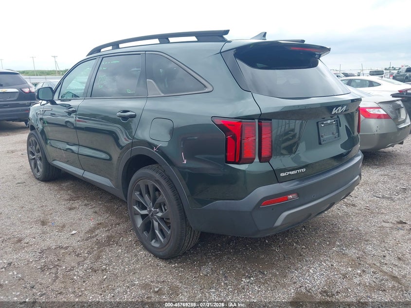 2023 Kia Sorento VIN 5XYRHDLF3PG209664 IAAI salvage auction — FRONT END, Certificate Of Title (Nebraska), sold $8,600 on 2026-08-29 (photo 3)