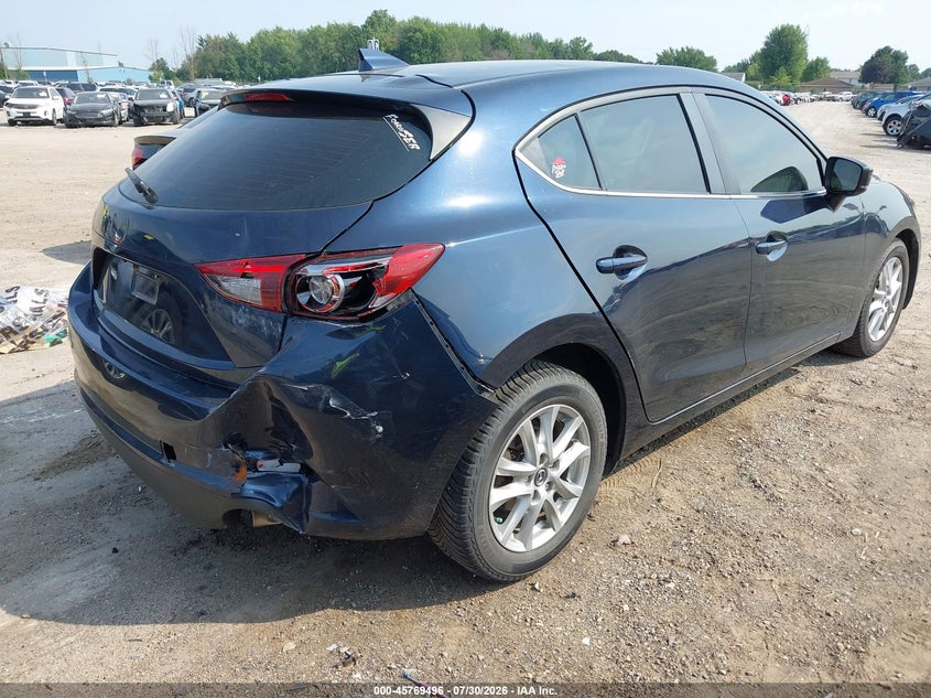 2018 Mazda 3 VIN 3MZBN1M3XJM162640 IAAI salvage auction — LEFT REAR, Wait Title, sold $0 on 2026-09-20 (photo 4)