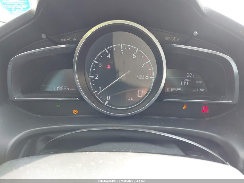 2018 Mazda 3 VIN 3MZBN1M3XJM162640 IAAI salvage auction — LEFT REAR, Wait Title, sold $0 on 2026-09-20 (photo 7)