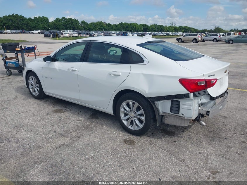 2025 Chevrolet Malibu VIN 1G1ZD5ST5SF123091 IAAI salvage auction — REAR END, Wait Title, sold $12,700 on 2026-08-13 (photo 3)