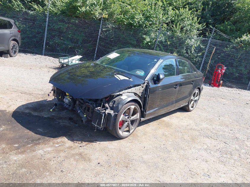 2020 Audi S3 VIN WAUE1GFF1LA095526 IAAI salvage auction — FRONT END, Salvage (Pennsylvania), sold $9,550 on 2026-08-14 (photo 2)