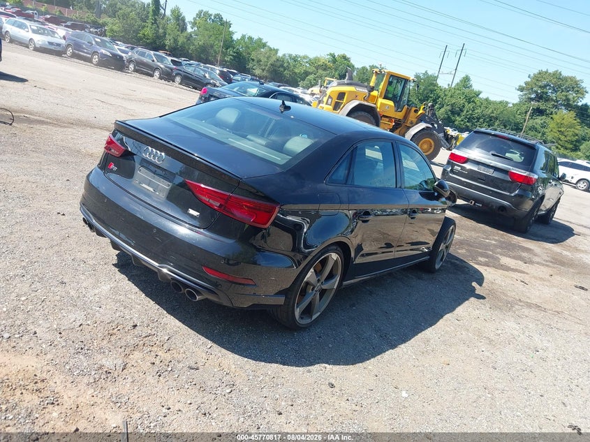 2020 Audi S3 VIN WAUE1GFF1LA095526 IAAI salvage auction — FRONT END, Salvage (Pennsylvania), sold $9,550 on 2026-08-14 (photo 4)