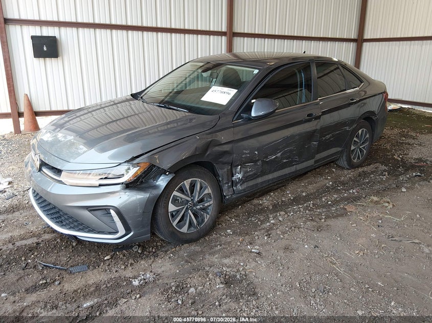 2025 Volkswagen Jetta VIN 3VW5X7BU4SM106877 IAAI salvage auction — LEFT SIDE, Salvage (Georgia), sold $6,000 on 2026-09-25 (photo 2)