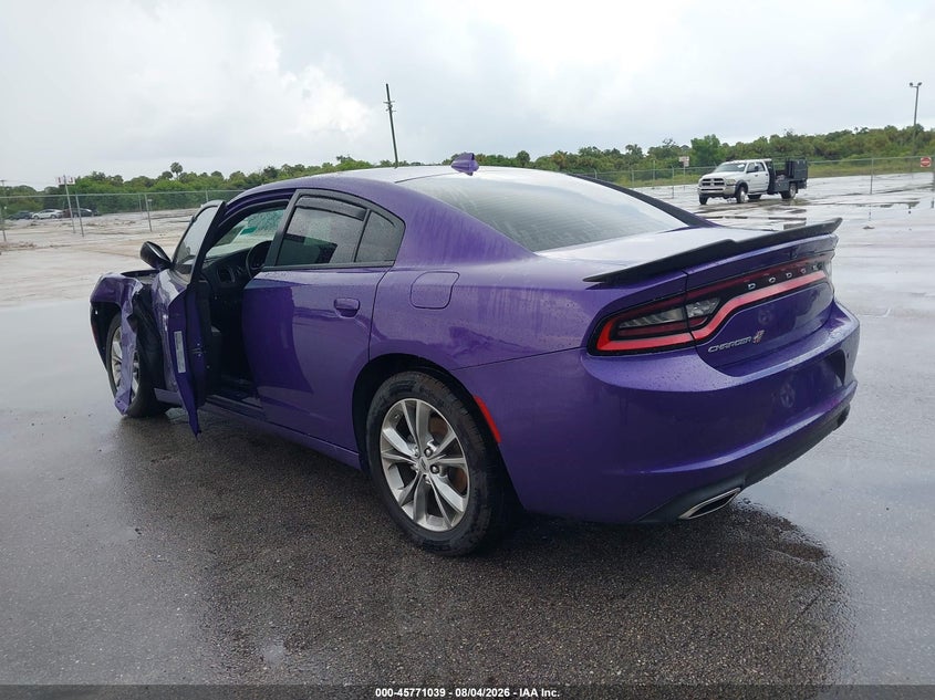 2023 Dodge Charger VIN 2C3CDXJG6PH708026 IAAI salvage auction — LEFT FRONT, Wait Title, sold $6,100 on 2026-08-30 (photo 3)
