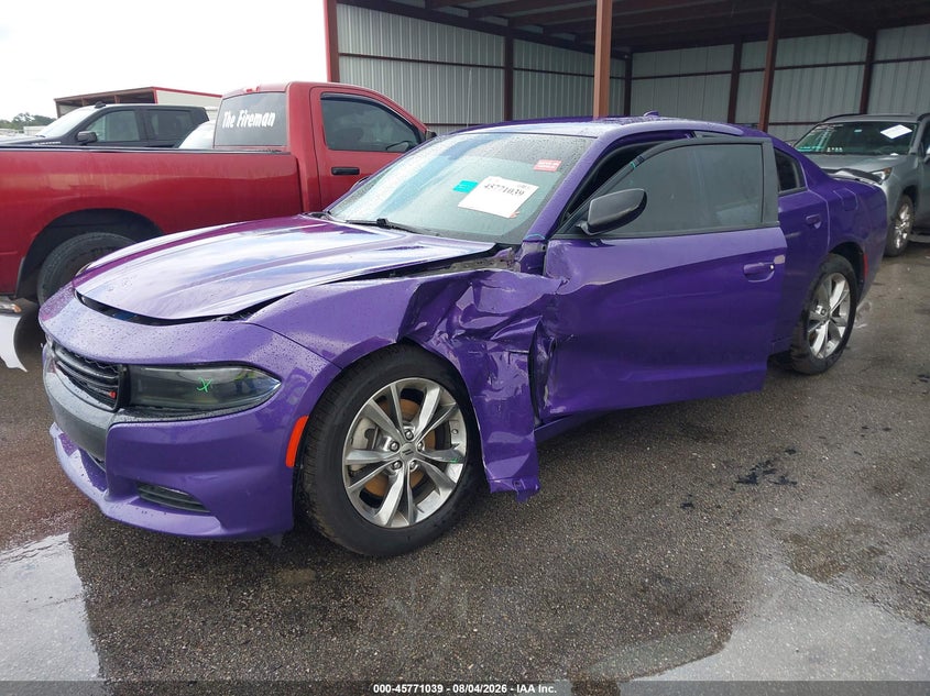 2023 Dodge Charger VIN 2C3CDXJG6PH708026 IAAI salvage auction — LEFT FRONT, Wait Title, sold $6,100 on 2026-08-30 (photo 6)