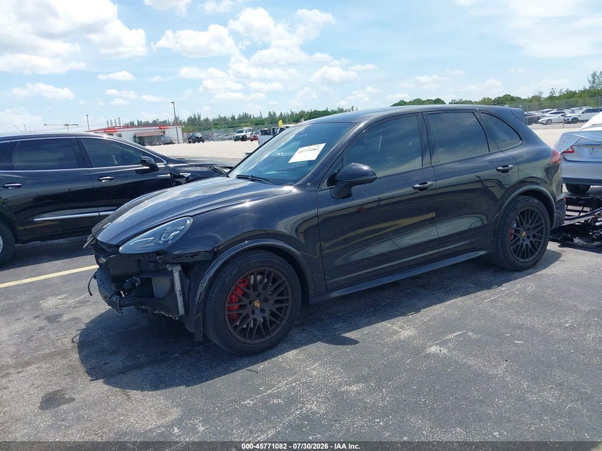2016 Porsche Cayenne VIN WP1AD2A27GLA72731 IAAI salvage auction — RIGHT SIDE, Wait Title, sold $7,200 on 2026-09-17 (photo 2)