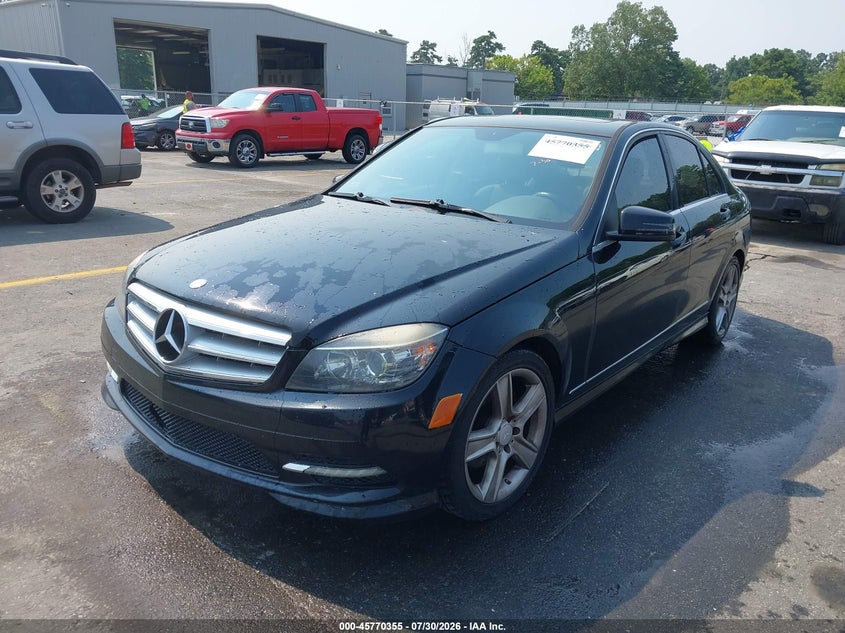 2011 Mercedes-benz C class VIN WDDGF5EB1BR170456 IAAI salvage auction — NORMAL WEAR, Repossession Paperwork (Georgia), sold $1,000 on 2026-08-19 (photo 2)