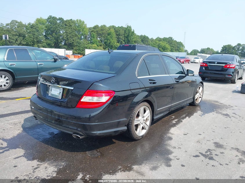 2011 Mercedes-benz C class VIN WDDGF5EB1BR170456 IAAI salvage auction — NORMAL WEAR, Repossession Paperwork (Georgia), sold $1,000 on 2026-08-19 (photo 4)
