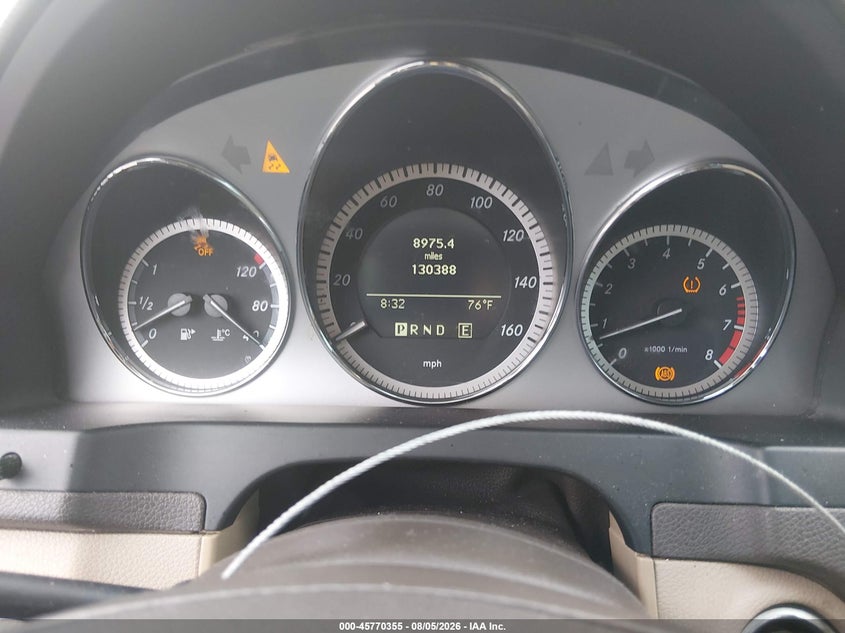 2011 Mercedes-benz C class VIN WDDGF5EB1BR170456 IAAI salvage auction — NORMAL WEAR, Repossession Paperwork (Georgia), sold $1,000 on 2026-08-19 (photo 7)