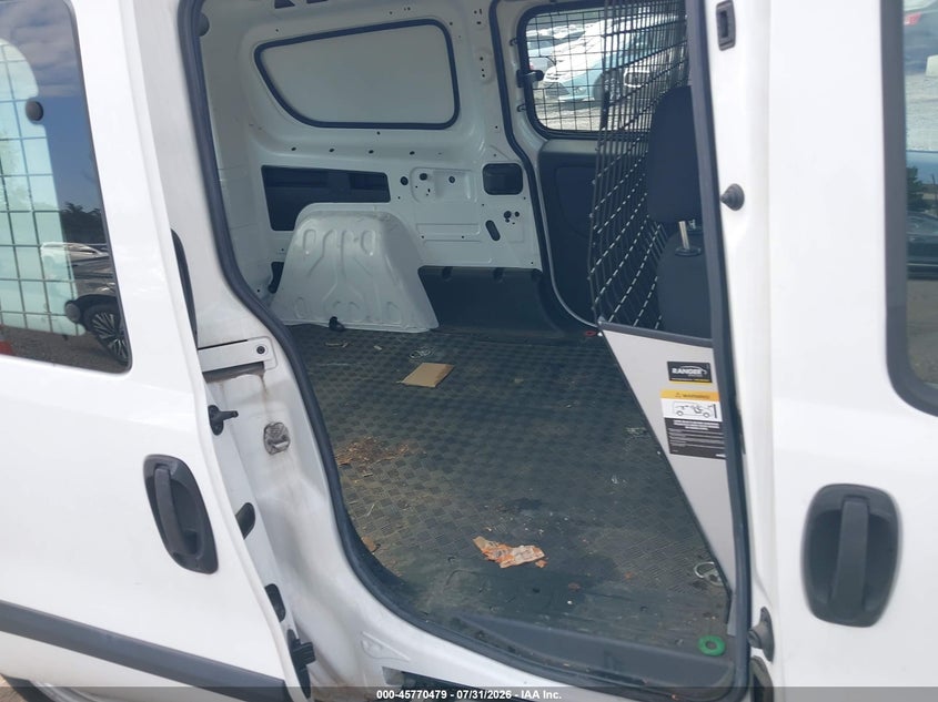 2021 Ram Promaster city VIN ZFBHRFAB0M6T34210 IAAI salvage auction — FRONT END, Clear (Pennsylvania), sold $3,700 on 2026-08-11 (photo 8)
