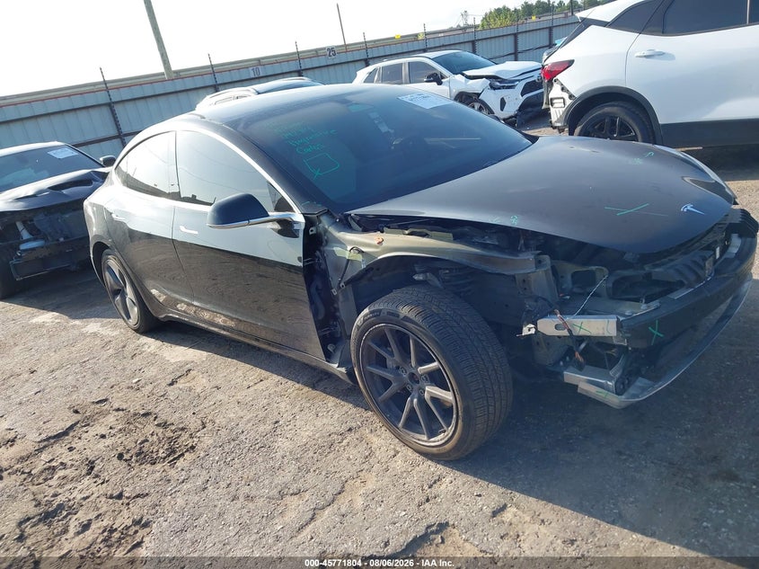 2020 Tesla Model 3 VIN 5YJ3E1EB2LF742114 — IAAI salvage auction photo
