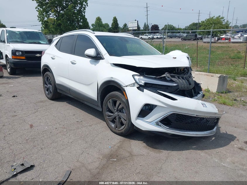 2024 Buick Encore gx VIN KL4AMESL0RB169458 IAAI salvage auction — FRONT END, Scrap (Michigan), sold $3,900 on 2026-09-04 (photo 1)