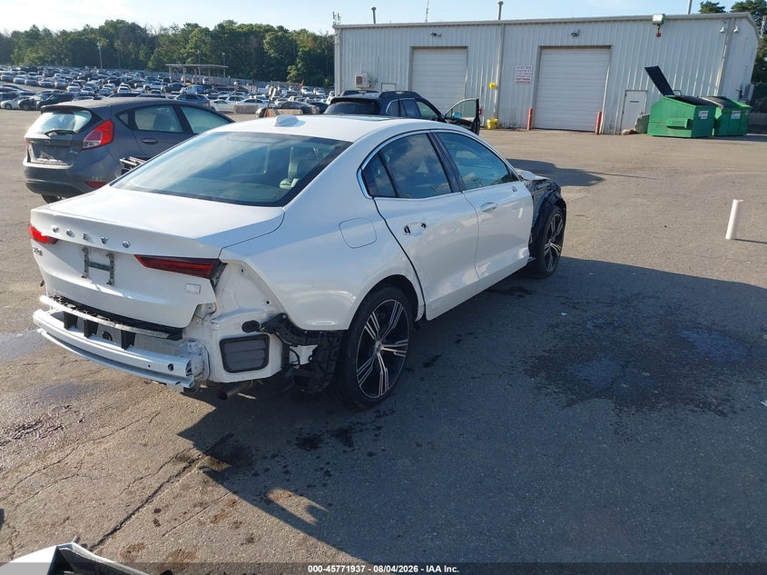 2022 Volvo S60 VIN 7JRH60FL9NG193140 IAAI salvage auction — FRONT & REAR, Salvage Title, sold $8,900 on 2026-08-16 (photo 4)