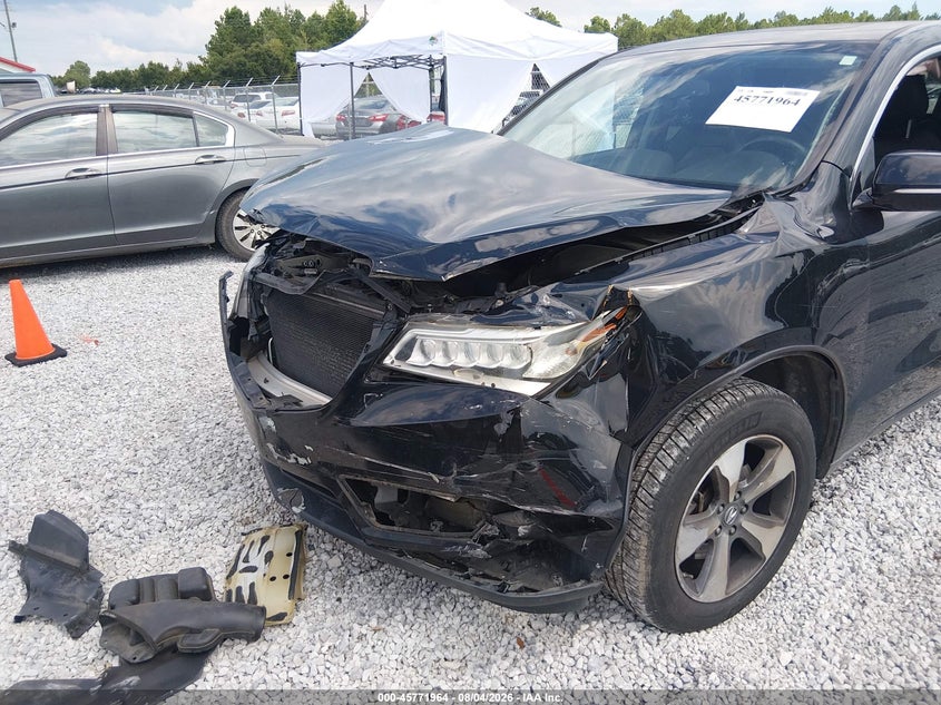 2014 Acura Mdx VIN 5FRYD3H27EB001331 IAAI salvage auction — FRONT END, Salvage (Alabama), sold $1,500 on 2026-09-03 (photo 6)