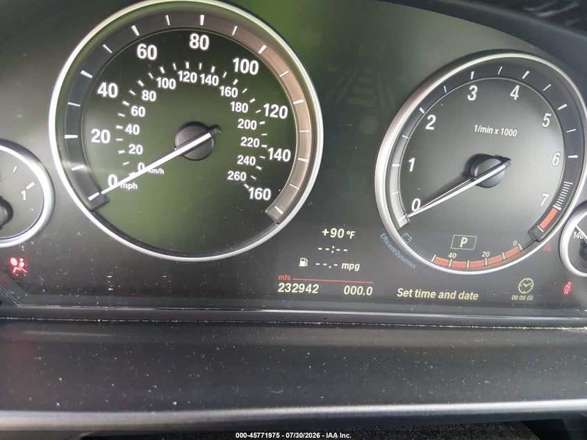 2012 BMW 5er VIN WBAFU7C52CDU60012 IAAI salvage auction — NORMAL WEAR, Original (Texas), sold $350 on 2026-09-04 (photo 7)