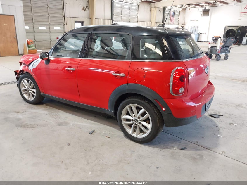 2012 Mini VIN WMWZB3C56CWM03070 IAAI salvage auction — LEFT FRONT, Salvage (North Carolina), sold $825 on 2026-08-20 (photo 3)