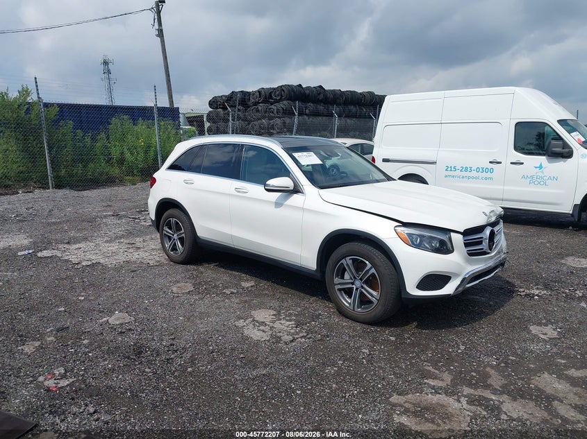 2016 Mercedes-benz Glc VIN WDC0G4KB2GF074734 IAAI salvage auction — FRONT END, Salvage (Pennsylvania), sold $8,300 on 2026-08-21 (photo 1)