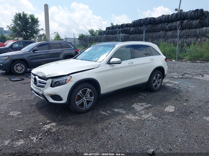 2016 Mercedes-benz Glc VIN WDC0G4KB2GF074734 IAAI salvage auction — FRONT END, Salvage (Pennsylvania), sold $8,300 on 2026-08-21 (photo 2)