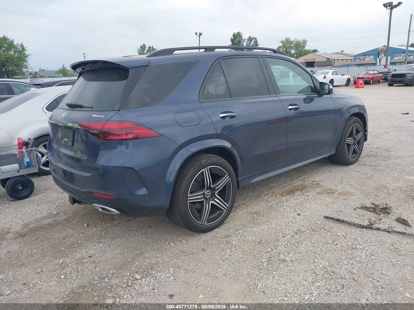 2024 Mercedes-benz Gle VIN 4JGFB4FB2RB178123 IAAI salvage auction — STORM DAMAGE, Salvage (Illinois), sold $29,900 on 2026-09-14 (photo 4)
