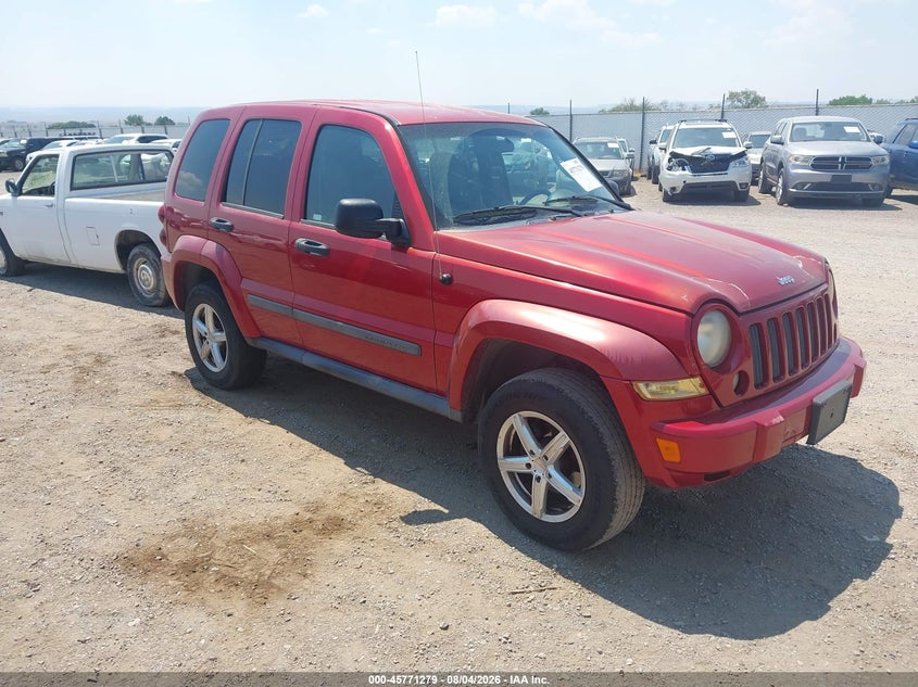 2007 Jeep Liberty VIN 1J8GK48K87W699898 IAAI salvage auction — NORMAL WEAR, Clear (Colorado), sold $450 on 2026-08-21 (photo 1)