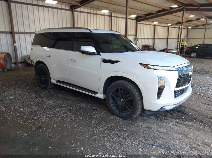2025 Infiniti Qx80 VIN JN8AZ3BA3S9000451 IAAI salvage auction — REAR END, Salvage (Idaho), sold $40,250 on 2026-08-26 (photo 1)