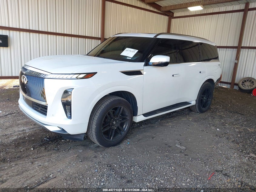 2025 Infiniti Qx80 VIN JN8AZ3BA3S9000451 IAAI salvage auction — REAR END, Salvage (Idaho), sold $40,250 on 2026-08-26 (photo 2)