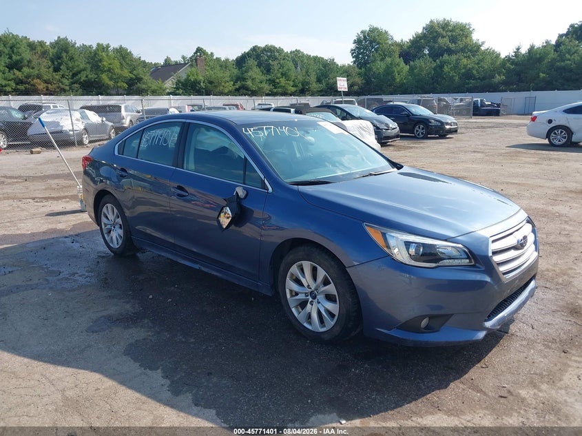 2017 Subaru LEGACY VIN 4S3BNAD61H3025403 IAAI salvage auction — FRONT END, Clear (Indiana), sold $2,250 on 2026-09-06 (photo 1)