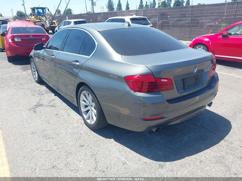2015 BMW 5er VIN WBA5B1C56FD922526 IAAI salvage auction — FRONT END, Salvage Title, sold $1,850 on 2026-08-17 (photo 3)