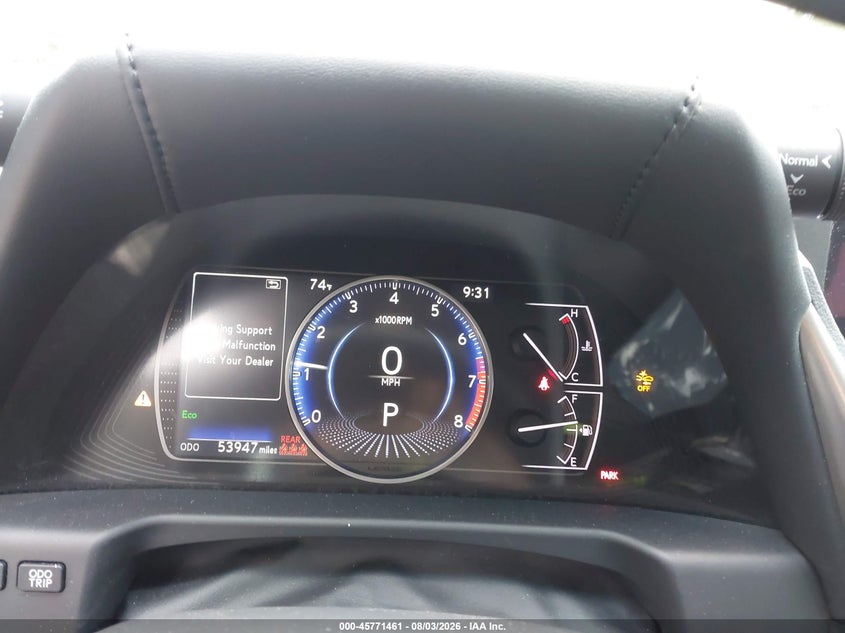 2021 Lexus ES VIN 58ADZ1B10MU109371 IAAI salvage auction — FRONT END, Salvage Title, sold $14,150 on 2026-09-11 (photo 7)