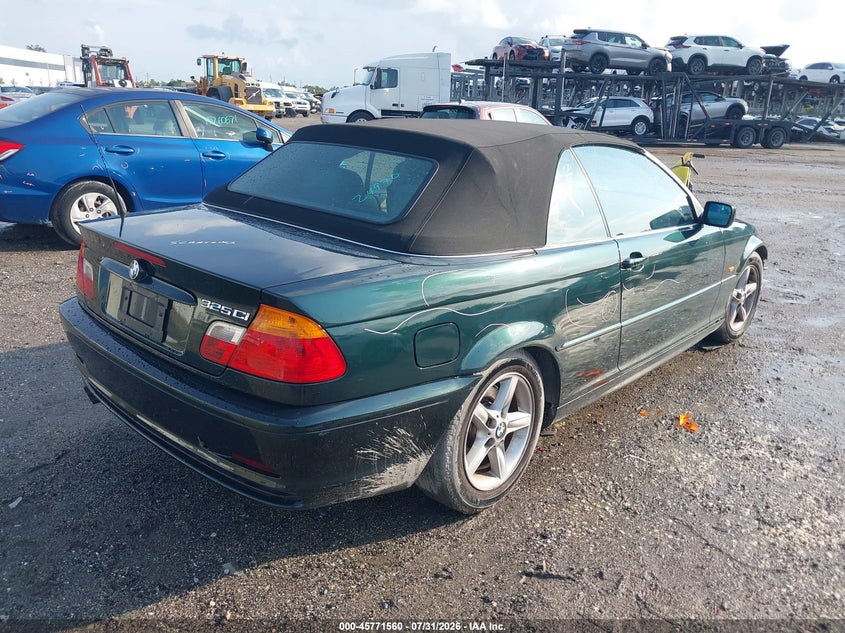 2003 BMW 3 series VIN WBABS33403PG90220 IAAI salvage auction — FRONT END, Rebuildable (Florida), sold $1,125 on 2026-08-18 (photo 4)