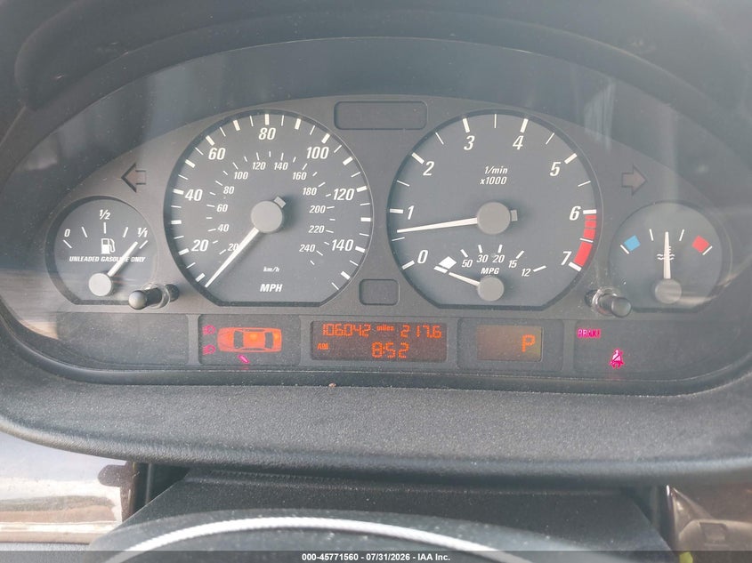 2003 BMW 3 series VIN WBABS33403PG90220 IAAI salvage auction — FRONT END, Rebuildable (Florida), sold $1,125 on 2026-08-18 (photo 7)